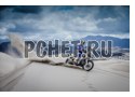 Пыль, спорт, мотоцикл, гонки, песок, горы, шлем, отпечаток Пыль, спорт, мотоцикл, гонки, песок, горы, шлем, отпечаток