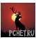 Олень, силуэт Олень, силуэт