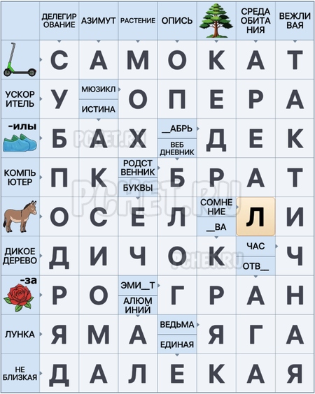 Сканворд 18
