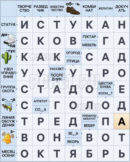 Сканворд 19
