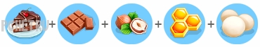 Шоколадный торт с тапиокой, орехом и медом
