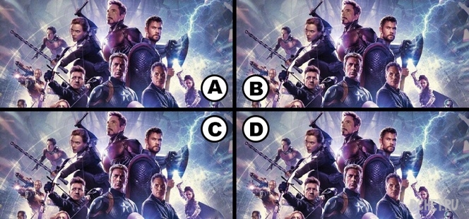 Ответы на Quiz Diva - Spot the Difference Avengers