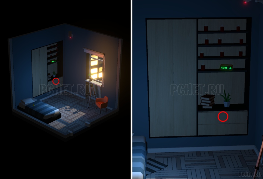 50 Tiny Room Escape шаг 1-1