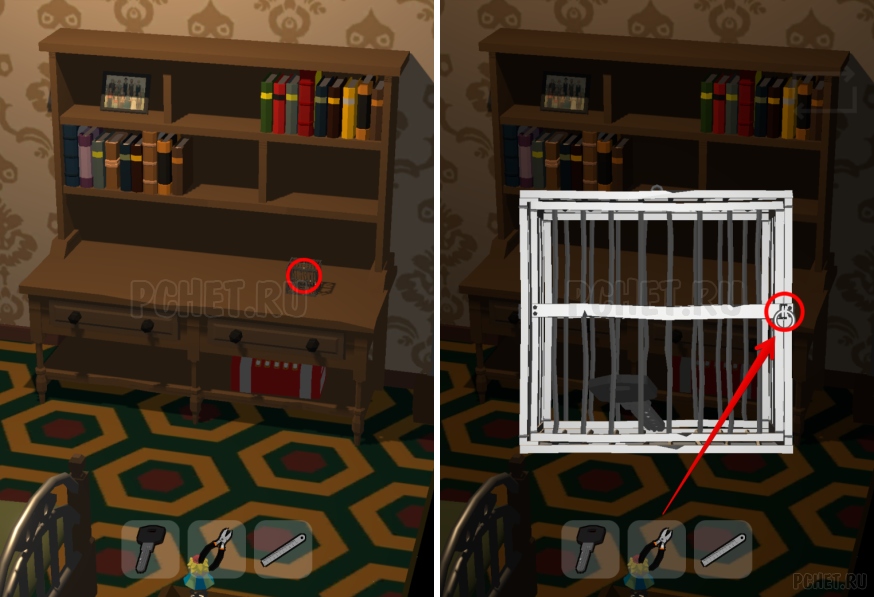 50 Tiny Room Escape шаг 10-11