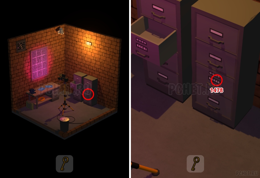 50 Tiny Room Escape шаг 11-15