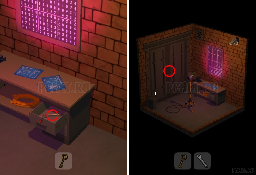 50 Tiny Room Escape шаг 11-20