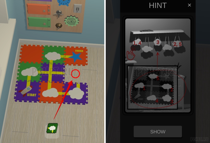 50 Tiny Room Escape шаг 14-4