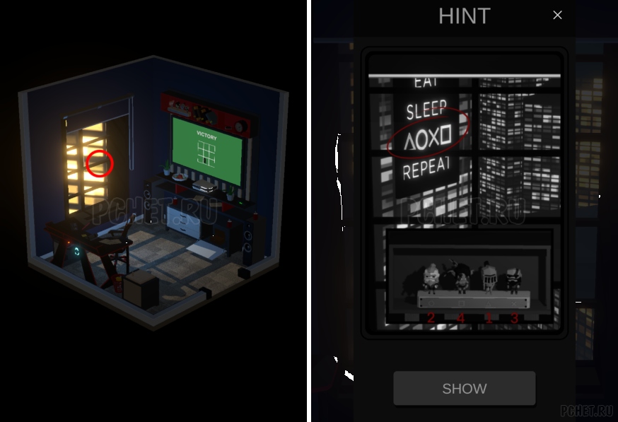 50 Tiny Room Escape шаг 15-19