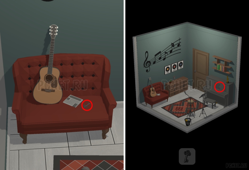 50 Tiny Room Escape шаг 18-2