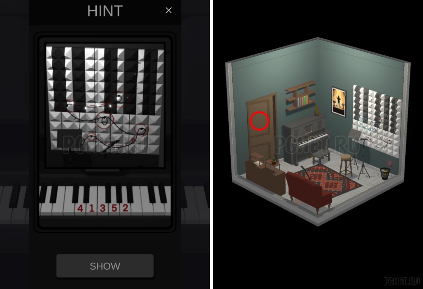 50 Tiny Room Escape шаг 18-22