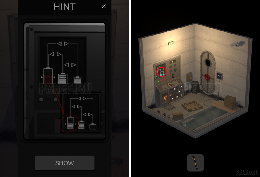 50 Tiny Room Escape шаг 19-4