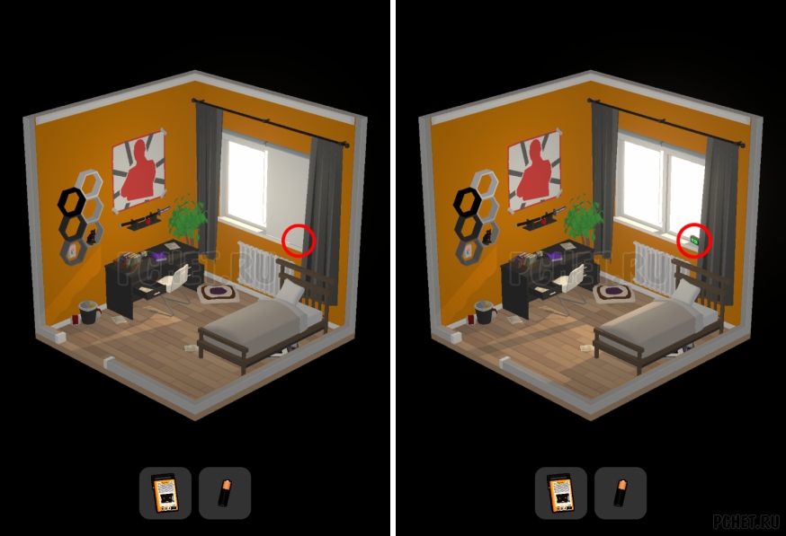50 Tiny Room Escape шаг 2-4