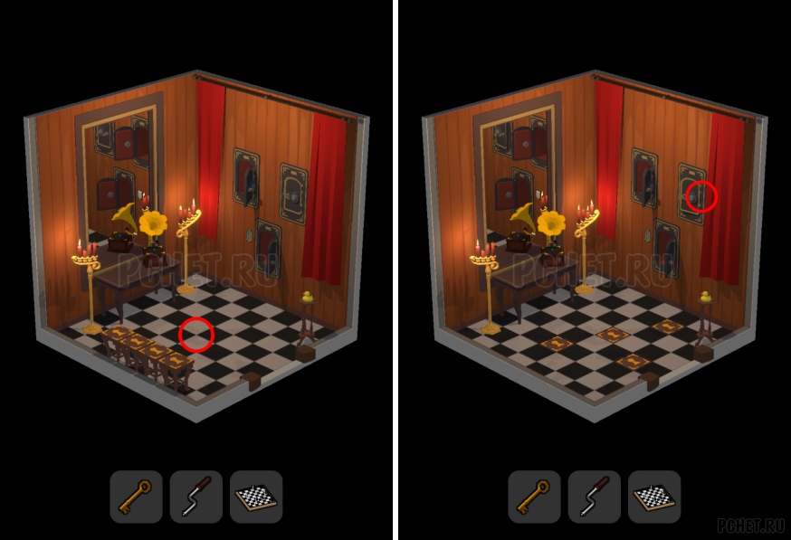 50 Tiny Room Escape шаг 6-10