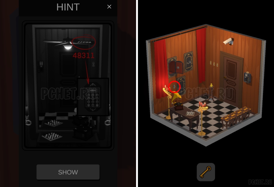 50 Tiny Room Escape шаг 6-6