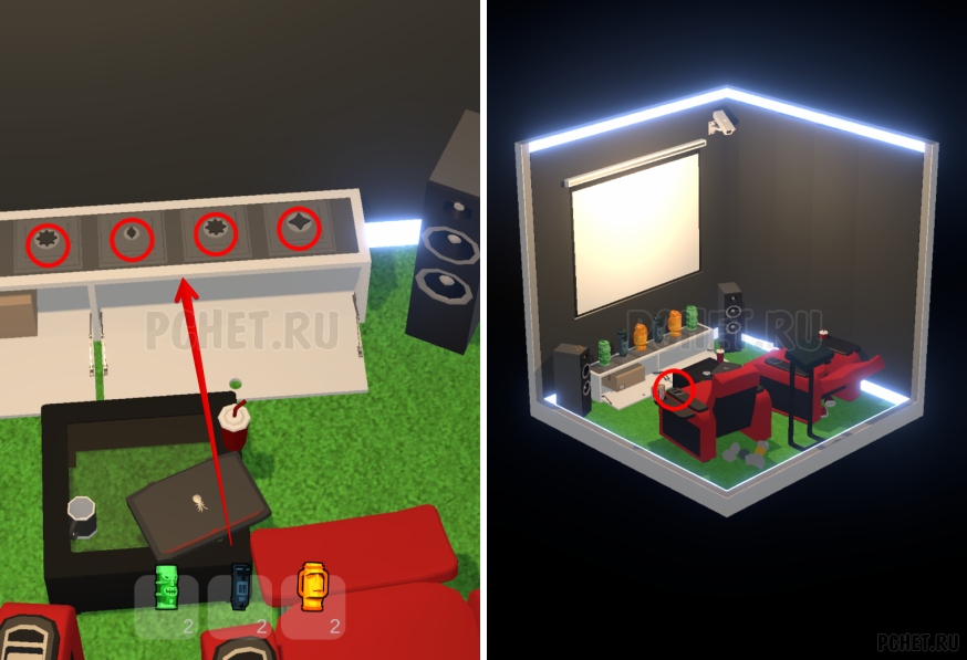 50 Tiny Room Escape шаг 8-12