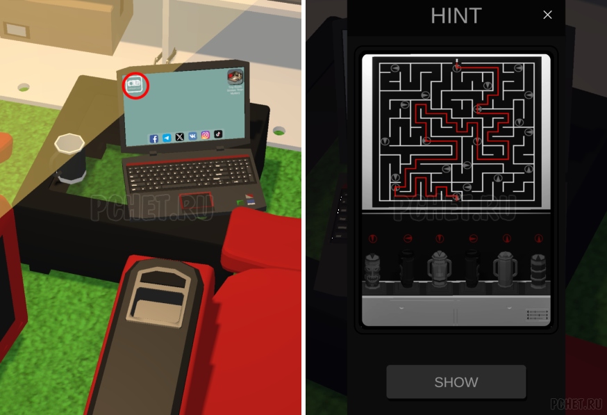 50 Tiny Room Escape шаг 8-22