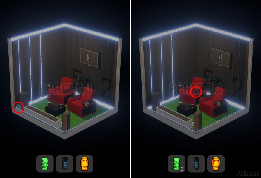 50 Tiny Room Escape шаг 8-6